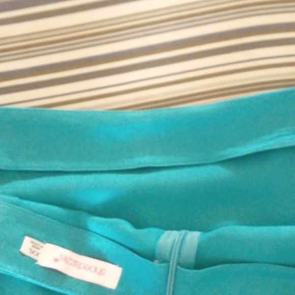 XXL NWT SHOEDAZZLE Aqua Green Faux Wrap Skirt - Picture 8 of 15
